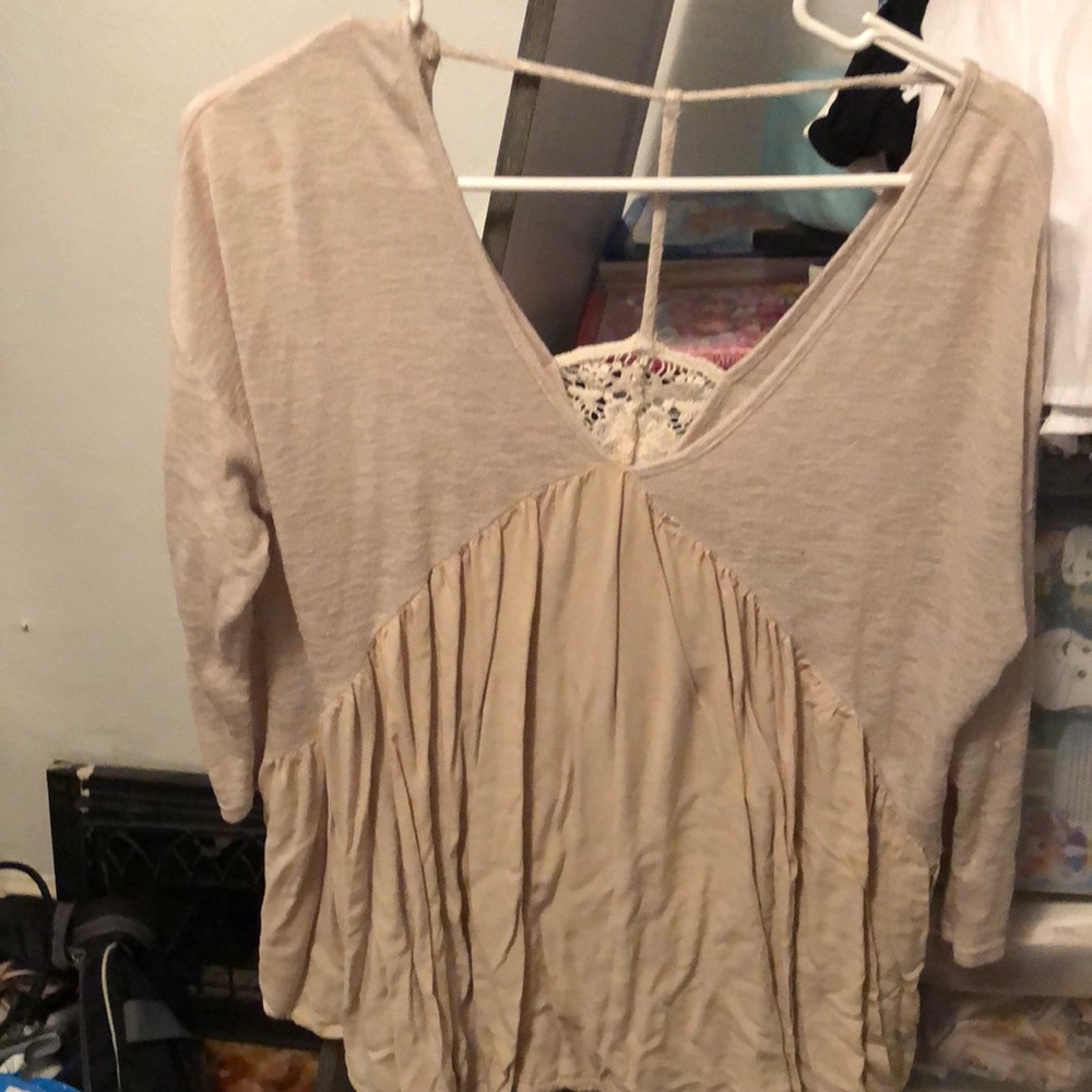 Tan Blouse